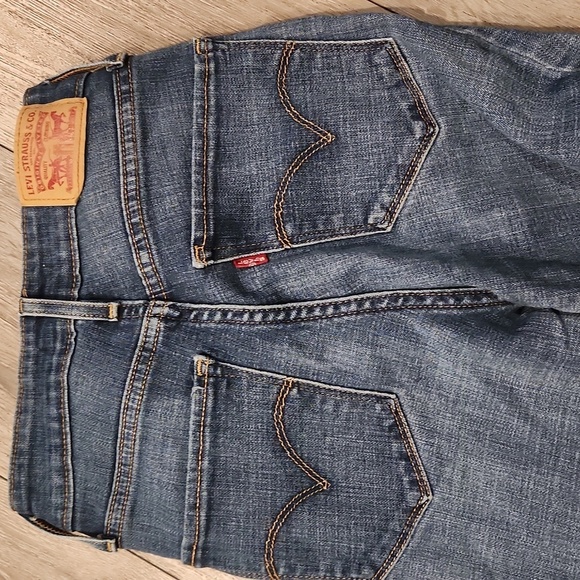 Levis 721 SkinnyClassic Blue Women's Jeans - Picture 6 of 8